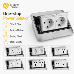 <span class=keywords><strong>Prise</strong></span> de <span class=keywords><strong>sol</strong></span> coulissante personnalisable 15A IP44 en acier inoxydable, étanche, standard universel, type poussoir plat, encastrée - Product Image 5
