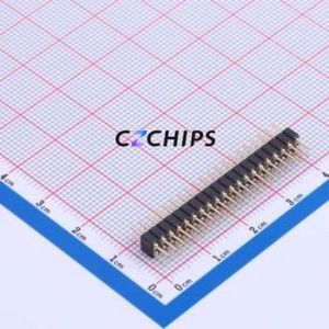 PZ200-2-20-Z-C Pin Header Through hole Component (THT),P=2mm Connector 2x20P 2mm 2mm Round Pin - Product Image 1