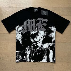 Camisetas de Hombre de Alta Calidad, 100% Algodón, Estilo Urbano, Estampado Gráfico, Tallas Grandes, Camisetas con Diseño de Emociones Mixtas para Hombre - Product Image 3