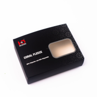 Boîte d'emballage carrée auto-érectible portable personnalisée avec fenêtre transparente, stratifiée offset, en carton recyclé pour produits ménagers