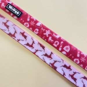 2024 nuevo diseño <span class=keywords><strong>TPU</strong></span> recubierto de nylon correas Navidad impermeable mascota perro Collar correa para perro - Product Image 5