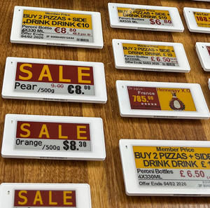New Arrivals 2.4Ghz Electronic Shelf Label Esl Digital Price Tag E-<b>Paper</b> E-Ink Labels Price Tag For Supermarket Alcohol Store - Product Image 1