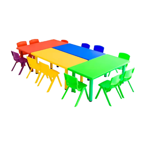 Tavolo e sedie per asilo nido, tavoli e sedie per bambini, tavoli per feste per bambini, tavolo per asilo, mobili per scuola materna - Product Image 2