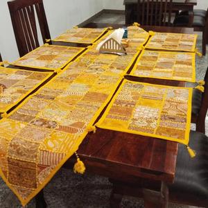 Corredor DE TRABAJO DE kambadiya antiguo de Estilo Vintage Banjara pesado exclusivo con juego de 6 alfombrillas Producto a granel hecho a mano - Product Image 2