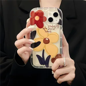 สําหรับ<span class=keywords><strong>iPhone</strong></span> 15 14 13 12 11 Pro Max 15 Plus XS MAX 13 Mini 7 8 Plus <span class=keywords><strong>SE</strong></span> 2 เคสโทรศัพท์ถุงลมนิรภัยป้องกันแฟชั่นการออกแบบกรณี - Product Image 3