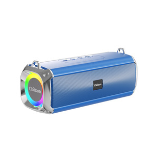 Claison Portable Speaker 205x70x70mm With Colorful Led Light For Outdoor Home Car Use - Product Image 1