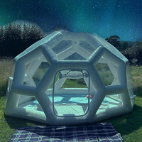 Gonflable Camping Air Igloo Hôtel Clair Tente Usine Approvisionnement Football Forme Hermétique Transparent Football Bulle Tente Dôme