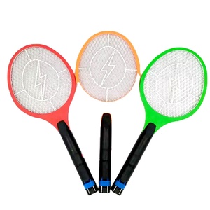 Raqueta Eléctrica Mata Insectos Recargable Portátil de Plástico Sólido de 3 Capas Ecológica - Product Image 1