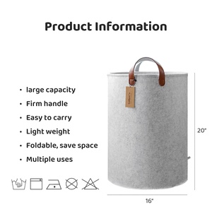 Filz Wäsche Kinderspiel zeug Kleiner Korb Falten <span class=keywords><strong>Grand</strong></span> Panier de Range ment Tissu Großhandel Kleidung Lagerung Wäsche korb Baby Lagerung
