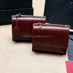 Bolsos de Hombro y Bandolera de Lujo para Mujer, Estilo Casual, Cadena de Latón Yv, Diseño Cuadrado, para Otoño e Invierno - Product Image 2