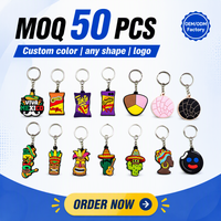 Porte-clés en PVC à motif personnalisé, porte-clés en caoutchouc souple avec logo, porte-clés en PVC 2D/3D, fabricant de porte-clés, cadeau promotionnel souvenir