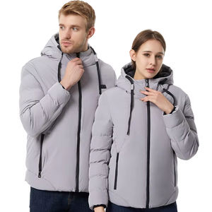 แจ็กเก็ตอุ่นให้ความอบอุ่นมีช่องเสียบ USB สำหรับฤดูหนาวสำหรับผู้ชาย - Product Image 3