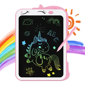 Cartoon model kids erasable 8.5/10 inch LCD electronic digital writing drawing tablet board for children toddler toy