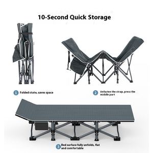 Modern Enkelvoudig Opklapbed Nieuw Thuiskantoor Begeleidend Stoel Ziekenhuis Lunchpauze Bed Buiten Opvouwbaar Bed - Product Image 4