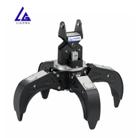 Penjepit Scrap Excavator LG dengan Grapple Kulit Jeruk Bersertifikasi CE 360 °   Rotasi untuk Pemuatan Port Scrap MOQ 1 PC Pabrik