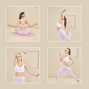 Vente en gros : Bande de résistance élastique pour fitness à domicile et yoga, avec sangle de résistance en forme de 8 pour le dos et les épaules, GZ RTS, commande mixte en vrac - Product Image 2