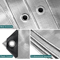 Rouleau de bâche PE enduite imperméable, durable, légère, résistante aux déchirures, à prix fabricant, pour couverture de camion