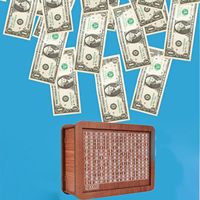 Tirelire en Bois Design Numérique Décoration Maison Boîte à Monnaie Sûre Économie d'Argent Cadeau Promotionnel