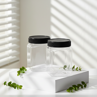 Grande bouteille en plastique de 780 ml (26 oz) de qualité alimentaire pour animaux de compagnie, anti-déversement, pour chocolat, bonbons et snacks, avec bouchon à vis, marque Times, prix compétitif FOB