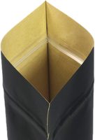 Sac zip-lock en papier kraft brun biodégradable pochette debout pour les noix imprimante vérifiée par e-mail usage industriel alimentaire