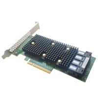 Kartu Pengontrol Chip SAS3416 Antarmuka PCIe 3.0 X8 16 Port Internal 12Gb/s Adaptor Penyimpanan HBA RSP3QD160J