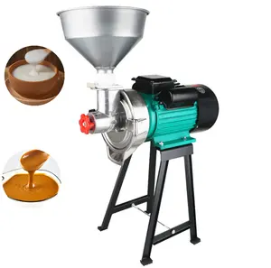 High quality automatic 30kg/h peanut butter making machine/commercial stone mill sesame paste grinding machine