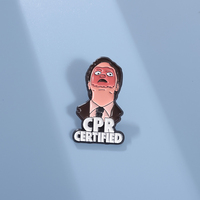 Cpr Pin Enamel cepat Bros karakter kartun Anime kustom hadiah perhiasan lencana kerah Lapel