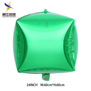 वयस्क पार्टी सजावट के लिए 24 इंच 4 डी क्यूब आकार हीलियम माइलर फॉइल गुब्बारे - Product Image 3