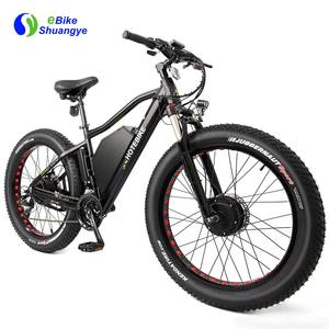 Vélo électrique à double moteur 21 vitesses, cadre en alliage d'aluminium, fat mountain, vélo de plage et de neige pour adultes, 26/27, 5/<span class=keywords><strong>29</strong></span> <span class=keywords><strong>pouces</strong></span> <span class=keywords><strong>fatbike</strong></span> - Product Image 4