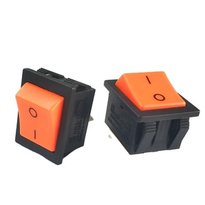 SINETONG KR2-11 Certified CQC DC 12V Rocker Switch Orange Waterproof 250VAC 25A DPDT 4 Pin Boat Switch <strong>ON</strong>-OFF <strong>ON</strong>-<strong>ON</strong> Features - Product Image 1
