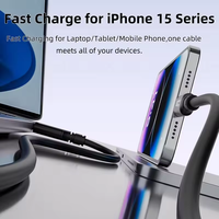 Cable USB 3.2 de 5 Metros, Tipo C a Tipo C, 20Gbps, 8K/60Hz, PD100W, 20V, para PC, Laptop, iPhone 15 Pro Max, MacBook