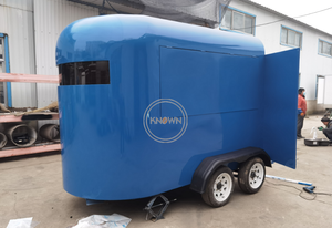 Remorque alimentaire de camping-car à double essieu certifiée CE, personnalisée, en aluminium et acier inoxydable, pour la vente de glaces et de frites - Product Image 6