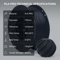Filament PLA+ Pro 1,75 mm couleur haute vitesse, bobine professionnelle pour imprimante, moulage plastique industriel haute dureté, prix usine