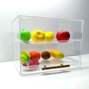 Présentoir à gâteaux en acrylique sur 2 niveaux personnalisé – Présentoir à pâtisseries en acrylique - Product Image 1