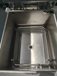 PFE-800 elektrik komersial penggoreng ayam ganda gaya KFC mesin penggoreng bertekanan sumber Gas - Product Image 2