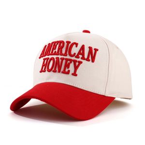 Gorra de béisbol americana para adulto, con letras bordadas, ajustable, protección solar, estilo casual, visera curva, tipo trucker - Product Image 4
