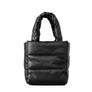 2024 fashion women phone puffer bag mini specialized quilted shoulder tote bag padded puffer bag