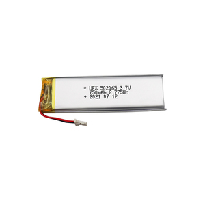 中国リチウムイオン電池メーカーバッテリーパラレルUFX502065 750mAh <span class=keywords><strong>3.7V</strong></span>証明書 - Product Image 5