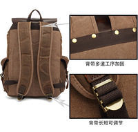 Sac à dos unisexe rétro pour voyage, sac à dos pour ordinateur portable, toile cirée, imperméable, sac à dos de jour, dropshipping Shopify