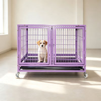 Cage pour chien de taille moyenne de 30 pouces avec séparateur pour l'entraînement