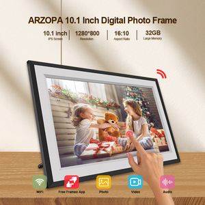 Marco de <span class=keywords><strong>Fotos</strong></span> Digital Inteligente Android con Pantalla Táctil IPS de 10.1 Pulgadas, WiFi, 16 GB de Almacenamiento en Línea, Reproductor de Presentaciones de Video Montable en Pared - Product Image 5