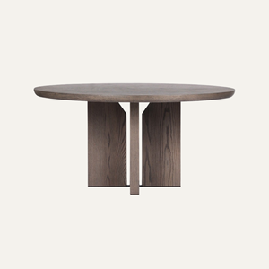 Mesa de Comedor Redonda de Madera de Teca Sólida, Muebles Modernos para Comedor - Product Image 1