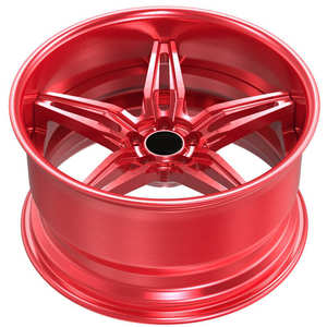 <span class=keywords><strong>Jantes</strong></span> en aluminium forgées sur mesure concaves à deux pièces Red Lip Deep Dish 5 étoiles pour Subaru BRZ - Product Image 2