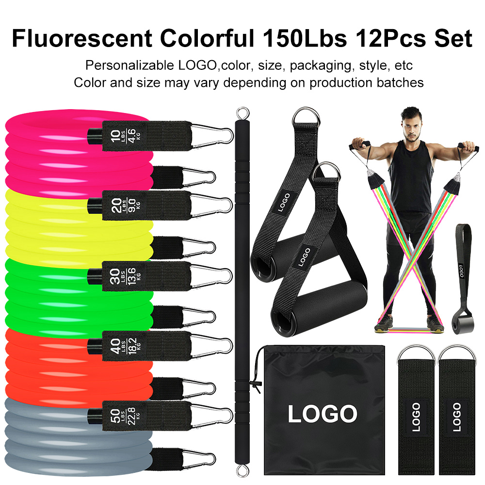 Fluorescent 150Lbs 12Pcs Set