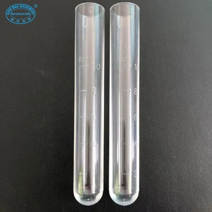 Consommable de laboratoire : <span class=keywords><strong>Tube</strong></span> de prélèvement de sédiments urinaires de 10-12 ml, à fond rond, gradué, avec bouchon à vis en plastique - Product Image 2