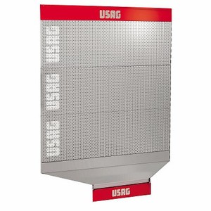Meuble de rangement d'outils en acier Usag Enclosure 1087x500x1500 mm avec panneau perforé pour l'organisation d'atelier - Product Image 1