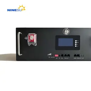 Lifepo4 5kva 10kva 48v 51.2v 60v 72v 40ah bms'li pil 200ah kapalı ızgara güneş invertör için ve lcd gsl lityum pil