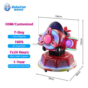 RaiseFun Chine Vente chaude Manège pour enfants Avion Manèges pour enfants <span class=keywords><strong>Machine</strong></span> de jeu à pièces pour aire de jeux intérieure Centre commercial - Product Image 3