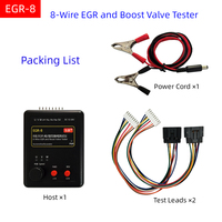 Probador de Actuadores Electrónicos para Excavadoras EGR-8, para Turbocompresores y Válvulas EGR, Probador de Válvulas EGR y de Presión de 8 Cables