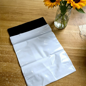 Custom Logo White Poly Mailers <b>Waterproof</b> Dustproof Plastic Shipping Bags For Branded Goods Full Protection - Product Image 1